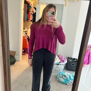 Purple free people flowy top